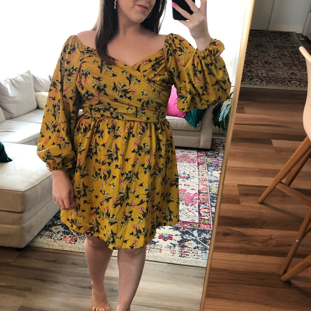 ❌ donated ❌ Puff Sleeve Sweetheart Mini Dress - Picture 5 of 8